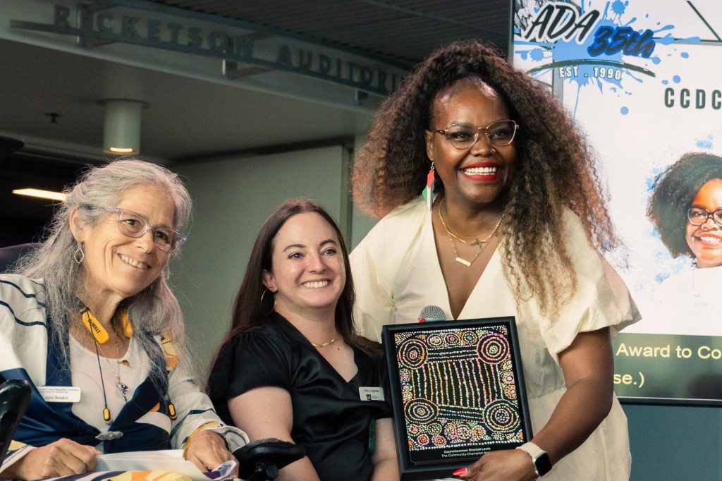Julie and Hillary (CCDC Team) and award winner Council Woman, Shontell Lewis
